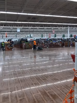 concrete polishing department store