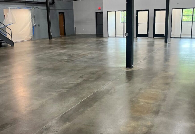 Grind and seal concrete floor in Atlanta